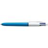 imageBIC 4 Colours Original Retractable Ballpoint Pens Multi Coloured All in One Green Blue Red Black 12 Pens Per Pack1 Count Pack of 12