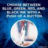 imageBIC 4Color Retractable Ballpoint Pen with Marvels SpiderMan Theme Versatile Medium Point 3Count in Assorted Ink2Count Pack of 1