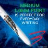 imageBIC 4Color Retractable Ballpoint Pen with Marvels SpiderMan Theme Versatile Medium Point 3Count in Assorted Ink2Count Pack of 1