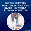 imageBIC 4Color Retractable Ballpoint Pen with Marvels SpiderMan Theme Versatile Medium Point 3Count in Assorted Ink2Count Pack of 1