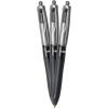 imageBIC 4Color Retractable Ballpoint Pens with 10 mm Medium Point and Assorted Ink Colors 12Count PackBlack  Blue  Green  Red Ink