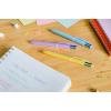 imageBIC 4Color Retractable Ballpoint Pens with 10 mm Medium Point and Assorted Ink Colors 12Count PackBlack  Blue  Green  Red Ink