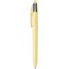 imageBIC 4Color Retractable Ballpoint Pens with 10 mm Medium Point and Assorted Ink Colors 12Count PackBlack  Blue  Green  Red Ink
