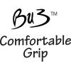 imageBIC BU3 Grip Retractable Ballpoint Pen Medium Point 10mm Black Retractable Black Ballpoint Pens for School and Office 12Count