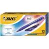 imageBIC BU3 Retractable Ballpoint Pen Medium Point 10mm Blue Side Click Retraction For Added Convenience 12Count