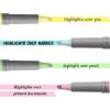 imageBIC Brite Liner Grip Pastel Highlighter Set Chisel Tip 12Count Pack of Pastel Highlighters in Assorted Colors Cute Highlighters for Bullet Journaling Note Taking and More