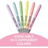 imageBIC Brite Liner Grip Pocket MINI Highlighter Pastel Ink Colors Chisel Tip 6 Count Pack of 1