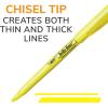 imageBIC Brite Liner Highlighters Chisel Tip 12Count Pack of Yellow Highlighters Ideal Highlighter Set for Organizing and ColoringGreen