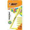imageBIC Brite Liner Highlighters Chisel Tip 12Count Pack of Yellow Highlighters Ideal Highlighter Set for Organizing and ColoringYellow
