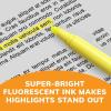 imageBIC Brite Liner Highlighters Chisel Tip 12Count Pack of Yellow Highlighters Ideal Highlighter Set for Organizing and ColoringYellow