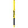imageBIC Brite Liner Highlighters Chisel Tip 12Count Pack of Yellow Highlighters Ideal Highlighter Set for Organizing and ColoringYellow with Grip