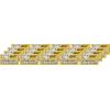 imageBIC Chrome Platinum Double Edge Safety Razor Disposable Single Blades 100 Pack100 Count Pack of 2