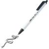 imageBIC Clic Stic Black Retractable Ballpoint Pens Medium Point 10mm 12Count Pack Round Barrel Design for Comfortable WritingBlack