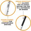 imageBIC Clic Stic Black Retractable Ballpoint Pens Medium Point 10mm 12Count Pack Round Barrel Design for Comfortable WritingBlack
