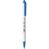 imageBIC Clic Stic Black Retractable Ballpoint Pens Medium Point 10mm 12Count Pack Round Barrel Design for Comfortable WritingBlue