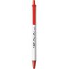 imageBIC Clic Stic Black Retractable Ballpoint Pens Medium Point 10mm 12Count Pack Round Barrel Design for Comfortable WritingRed