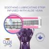 imageBIC Click 5 Soleil Womens Disposable Razors 5 Blades With a Moisture Strip For a Smoother Shave 1 Handle and 3 Cartridges 4 Piece Razor SetSystem