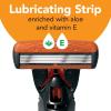imageBIC Comfort 3 Refillable Refill Razor Cartridges ThreeBlade Disposable Razors for Men Sensitive Skin Razor for a Comfortable Shave 14 Razor Refill CartridgesBlackOrange