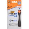 imageBIC Comfort 3 Refillable Refill Razor Cartridges ThreeBlade Disposable Razors for Men Sensitive Skin Razor for a Comfortable Shave 14 Razor Refill CartridgesBlack