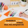 imageBIC Cristal Gel Pens Medium Point 07 mm Ultra Smooth Long Lasting Writing Black Gel Pens 8Count Visit the StoreAssorted Cristal Gel