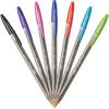 imageBIC Cristal Xtra Bold Ballpoint Pens Bold Point 16mm For Vivid And Dramatic Lines Assorted Colors 24Count Pack Perfect Ink Pens