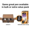 imageBIC Cristal Xtra Smooth Black Ballpoint Pens Medium Point 10mm 12Count Pack Extra Smooth and Reliable Ballpoint Pens