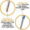 imageBIC Cristal Xtra Smooth Blue Ballpoint Pens Medium Point 10mm 24Count Pack Extra Smooth and Reliable Ballpoint PensBlue