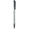 imageBIC Ecolutions Clic Stic Black Ballpoint Pens Medium Point 10mm 12Count Pack Retractable Ball Point Pens Made from 78 Recycled PlasticBlack