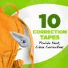 imageBIC Ecolutions WiteOut Brand Correction Tape 198 Feet 10Count Pack Correction Tape Made from 56 Recycled Plastic Excluding Tape10 Count Pack of 1