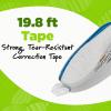 imageBIC Ecolutions WiteOut Brand Correction Tape 198 Feet 10Count Pack Correction Tape Made from 56 Recycled Plastic Excluding Tape10 Count Pack of 1