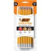 imageBIC Evolution Cased Pencil 2 Lead Gray Barrel 24CountYellow