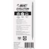 imageBIC Evolution Cased Pencil 2 Lead Gray Barrel 24CountYellow