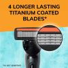 imageBIC Flex 4 Refillable Refill Razor Cartridges for Men LongLasting 4 Blade Razor Heads for Sensitive Skin 10 Refill CartridgesBlack