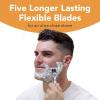 imageBIC Flex 5 Sensitive Mens Disposable with 5 Blade Razors Longer Lasting Flexible Blades and Precision Edging Blade 5Pack