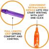 imageBIC Gelocity Quick Dry Assorted Colors Gel Pens Medium Point 07mm 8Count Pack Retractable Gel Pens With Comfortable Full Grip