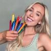 imageBIC Gelocity Quick Dry Assorted Colors Gel Pens Medium Point 07mm 8Count Pack Retractable Gel Pens With Comfortable Full Grip
