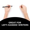 imageBIC Gelocity Quick Dry Black Gel Pens Medium Point 07mm 12Count Pack Retractable Gel Pens With Comfortable Full Grip