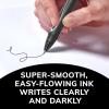 imageBIC Gelocity Quick Dry Black Gel Pens Medium Point 07mm 12Count Pack Retractable Gel Pens With Comfortable Full Grip