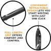 imageBIC Gelocity Quick Dry Black Gel Pens Medium Point 07mm 12Count Pack Retractable Gel Pens With Comfortable Full Grip