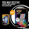 imageBIC Gelocity Smooth Stic Gel Pen Fine Point 05mm Assorted Colors 36Count Vibrant and Smooth Gel Ink PensAssorted Business