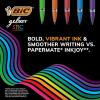 imageBIC Gelocity Smooth Stic Gel Pen Fine Point 05mm Assorted Colors 36Count Vibrant and Smooth Gel Ink PensAssorted Fashion