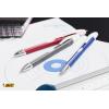 imageBIC Glide Exact Blue Retractable Ballpoint Pens Fine Point 07mm 12Count Pack Ultra Smooth Writing Blue PensBlue