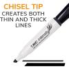imageBIC Intensity Black Low Odor Dry Erase Markers Chisel Tip 12Count Pack of Erasable Markers With LowOdor Ink for a Pleasant Writing Experience12 Count Pack of 2