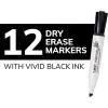 imageBIC Intensity Black Low Odor Dry Erase Markers Chisel Tip 12Count Pack of Erasable Markers With LowOdor Ink for a Pleasant Writing Experience12 Count Pack of 2