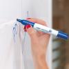 imageBIC Intensity Low Odor Dry Erase Marker Tank Style XL Chisel Tip Blue Bold And Vivid Color 12Count
