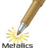 imageBIC Intensity Metallic Permanent Markers Fine Point 8Count Pack of Metallic Markers With NonSlip Grip for Comfort and Control