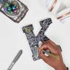 imageBIC Intensity Metallic Permanent Markers Fine Point 8Count Pack of Metallic Markers With NonSlip Grip for Comfort and Control