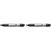 imageBIC Intensity Permanent Markers ExtraLarge Chisel Tip Permanent Markers Black 12Count Pack Black Markers for School Supplies and Office SuppliesBlack