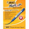 imageBIC Intensity Permanent Markers ExtraLarge Chisel Tip Permanent Markers Black 12Count Pack Black Markers for School Supplies and Office SuppliesBlack