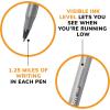 imageBIC Round Stic Xtra Life Ballpoint Pen Ultra Long Lasting and Consistent Ink Flow 60Count in Black InkAssorted Colors